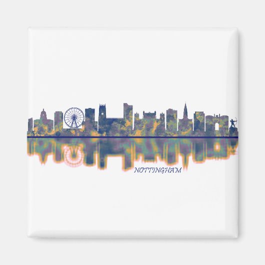Nottingham Skyline Magnet (Vorne)
