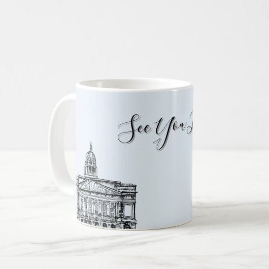 Nottingham Tone Sketch Coffee Tasse (Vorderseite Links)
