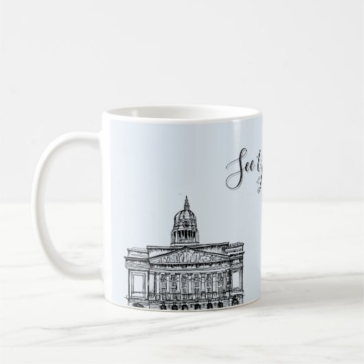 Nottingham Tone Sketch Coffee Tasse (Links)