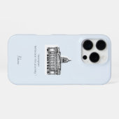 Nottingham Tone Sketch iPhone Case Hülle (Rückseite (Horizontal))