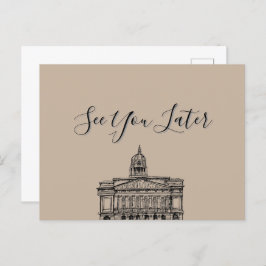 Nottingham Tone Sketch Postcard Postkarte