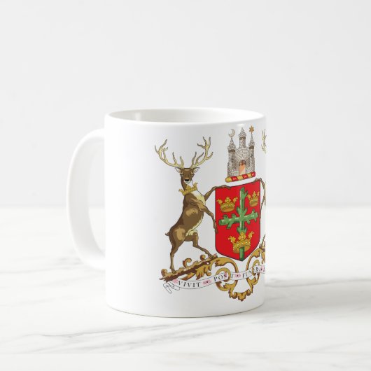 Nottingham-Wappen Kaffeetasse (Vorderseite Links)