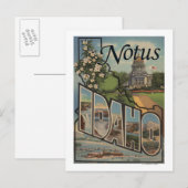 Notus, IdahoLarge Letter ScenesNotus, ID Postkarte (Vorne/Hinten)