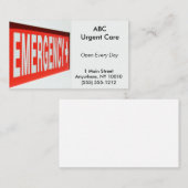 NotVisitenkarte Visitenkarte (Vorne/Hinten)