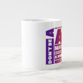 Notwendigkeit - Jumbo-Tasse als Geschenk (Vorderseite)