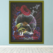 Notwendigkeit nicht allein leiden - Leinwand der S (Insitu (Holzboden))