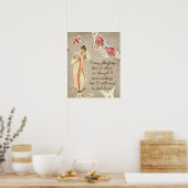 Notwendigkeit, sich geliebt zu fühlen poster (Küche)