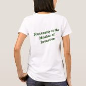 Notwendigkeit T - Shirt (Rückseite)