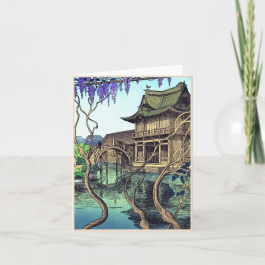 Nouet Weihnachten Kameido shin hanga japanese Land (Vorderseite)