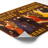 Nouilles, Makaronis. Ferrari, Opéra, Paris. Poster (Ecke)