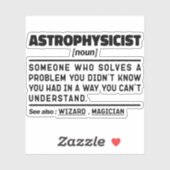 Noun Definition Science Lover Cool Aufkleber (Blatt)