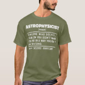 Noun Definition Science Lover Cool T-Shirt (Vorderseite)