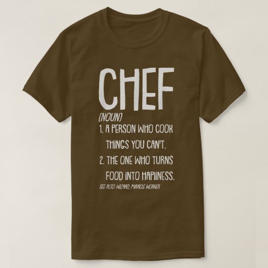 Noun Koch Funny Sous Master Executive Cooking T-Shirt (Design vorne)