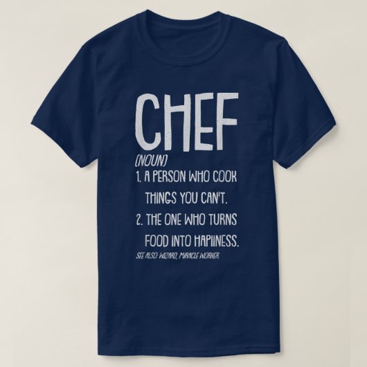 Noun Koch Funny Sous Master Head Führungskraft Coo T-Shirt (Design vorne)