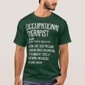 Noun Occupational Therapy Definition OTA Geschenk T-Shirt (Vorderseite)