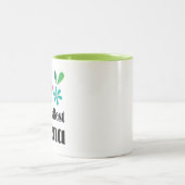 Nouna Godmutter Gift Zweifarbige Tasse (Mittel)