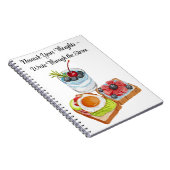 Nourish Your Thoughts – Write Through the Storm Notizblock (Rechte Seite)