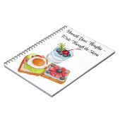 Nourish Your Thoughts – Write Through the Storm Notizblock (Linke Seite)