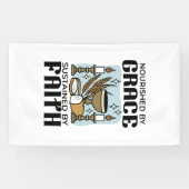 Nourished by Grace, Sustained by Faith Design Banner (Horizontal)