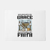 Nourished by Grace, Sustained by Faith Design Fußmatte (Vorderseite)