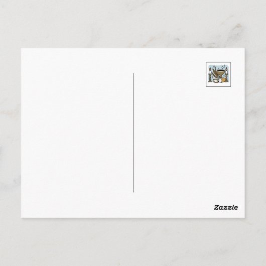 Nourished by Grace, Sustained by Faith Design Postkarte (Rückseite)