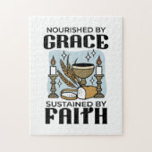 Nourished by Grace, Sustained by Faith Design Puzzle (Vertikal)