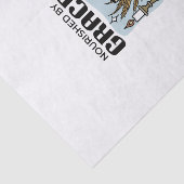 Nourished by Grace, Sustained by Faith Design Seidenpapier (Ausschnitt)