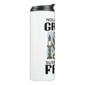 Nourished by Grace, Sustained by Faith Design Thermosbecher (Nach links gedreht)