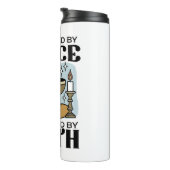 Nourished by Grace, Sustained by Faith Design Thermosbecher (Nach rechts gedreht)