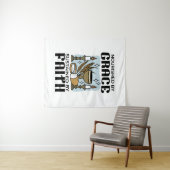 Nourished by Grace, Sustained by Faith Design Wandteppich (Beispiel (Horizontal))