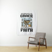 Nourished by Grace, Sustained by Faith Design Wandteppich (Beispiel)
