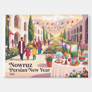 Nouruz persisches Neujahr Iran Magnet
