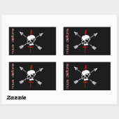 Nous Defions Rechteckiger Aufkleber (Blatt)