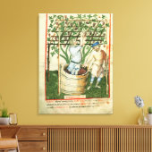 Nouv Acq Lat Ansammlung und Presssorten Leinwanddruck (Insitu (Wohnzimmer))