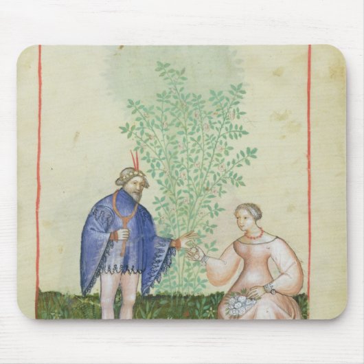Nouv Acq LatRoses, von 'Tacuinum Sanitatis Mousepad (Vorne)