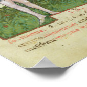 Nouv Acq LatRoses von "Tacuinum Sanitatis" Poster (Ecke)