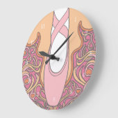 Nouveau Ballet Große Wanduhr (Winkel)