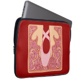 Nouveau Ballet Laptopschutzhülle (Vorne Rechts)