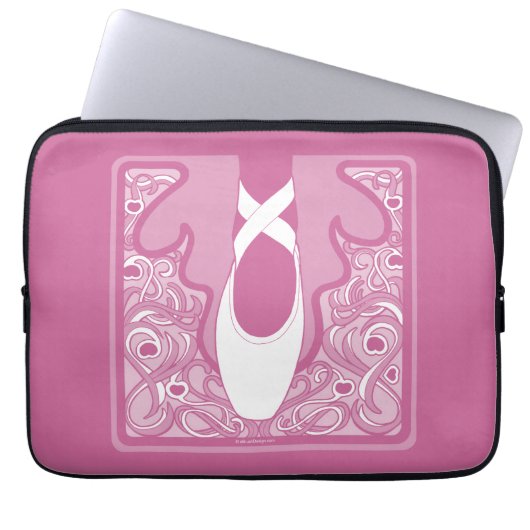 Nouveau Ballet Laptopschutzhülle (Vorderseite)