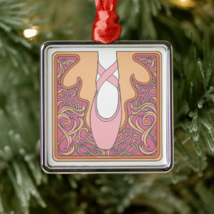 Nouveau Ballet Metallornament Ornament Aus Metall