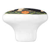 Nouveau Black Cat Keramikknauf (Seitenansicht)