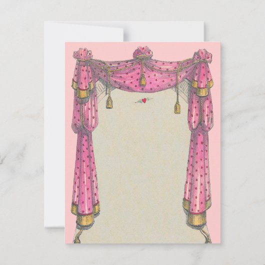 Nouveau Chic ~ Einladung (Rückseite)