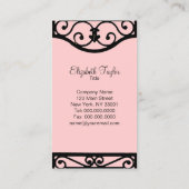 Nouveau Chic ~ Visitenkarten Visitenkarte (Rückseite)