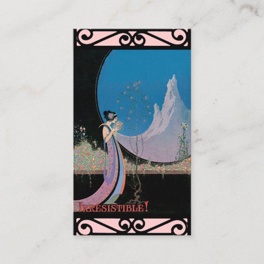 Nouveau Chic ~ Visitenkarten Visitenkarte (Vorderseite)