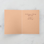 Nouveau Chocolate Geburtstagskarte Karte (Innenseite)