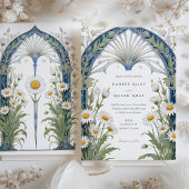 Nouveau Daisy Garden Wedding Einladung