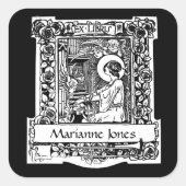 Nouveau Ex-Libris Bookplate Stickers (Vorderseite)