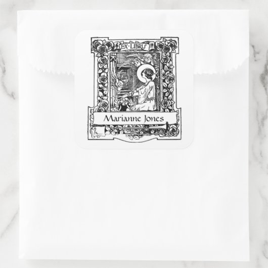 Nouveau Ex-Libris Bookplate Stickers (Tasche)