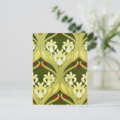 Nouveau in Spring Green Postkarte (Stehend Vorderseite)