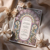 Nouveau Lavender Wedding Einladung